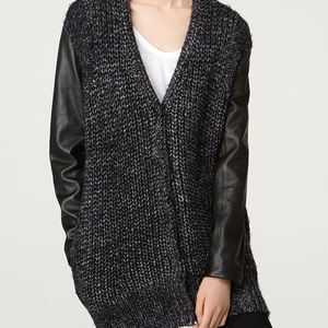 Alexander Wang Black and Gray Sweater